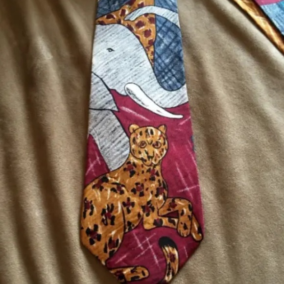 Vintage World Wildlife Fund Design No.106 Men’s 1991 Necktie - Picture 1 of 6